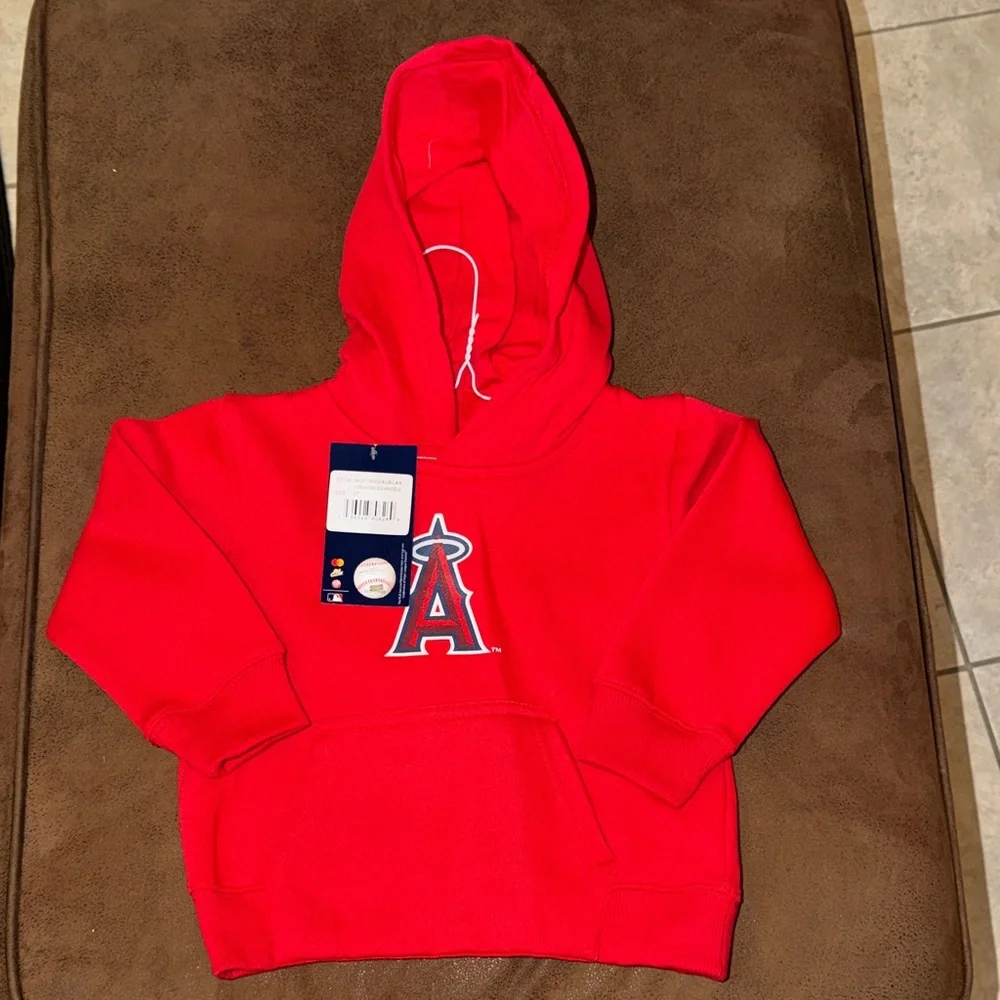 Genuine Merchandise Red Hoodie with Los Angeles Logo Sz 2T New With Tag - Picture 1 of 5